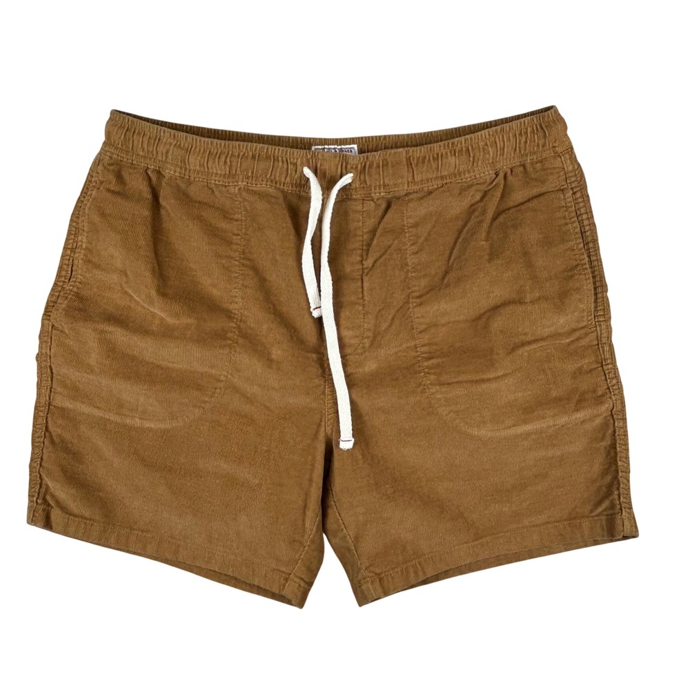 Wallace & Barnes Mens Corduroy Drawstring Shorts Brown Size L Gorpcore Heritage